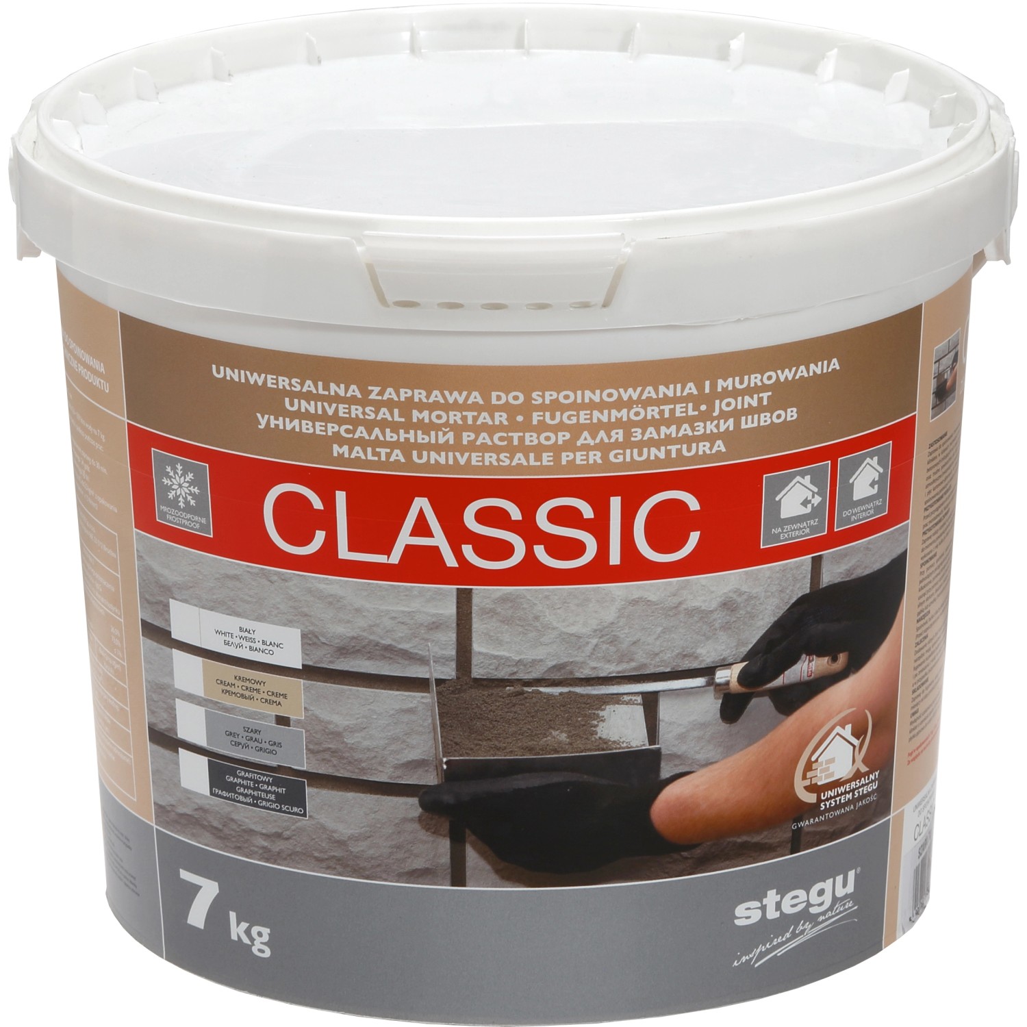 Stegu Fugenmörtel Classic Graphit 7 kg kaufen bei OBI