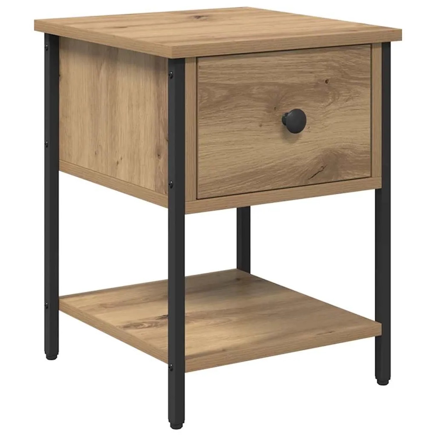 vidaXL Nachttisch 2 Stk Artisan-Eiche 34 x 35,5 x 45 cm Holzwerkstoff 881803_6