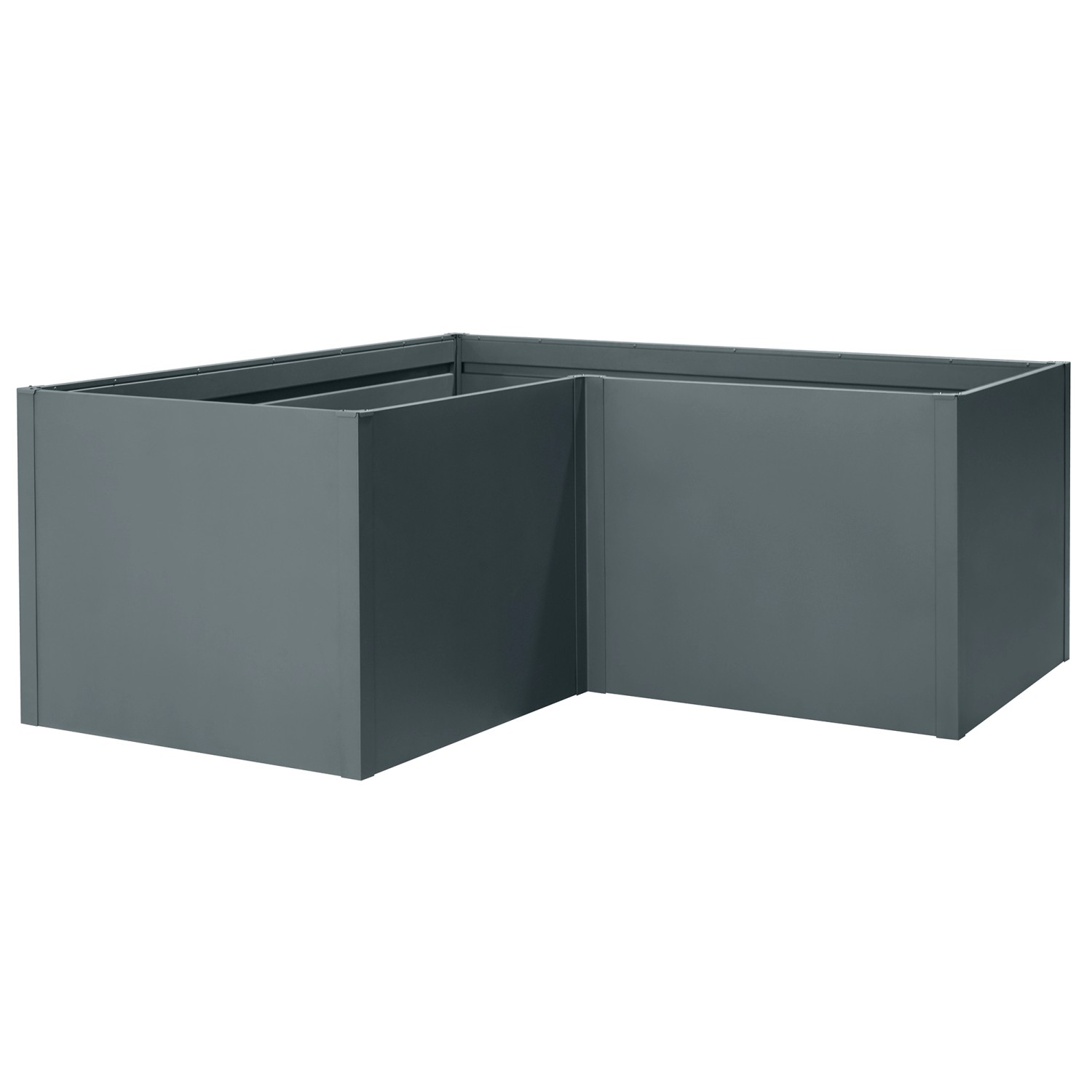 Thumbnail - Floraworld Eckhochbeet Twin-Wall 180 x 180 x 76 cm Fassungsvermögen 1.600 l