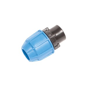 LUX-TOOLS Anschlussverschraubung für PE-Rohre, 20 mm, Kaltwassersysteme.