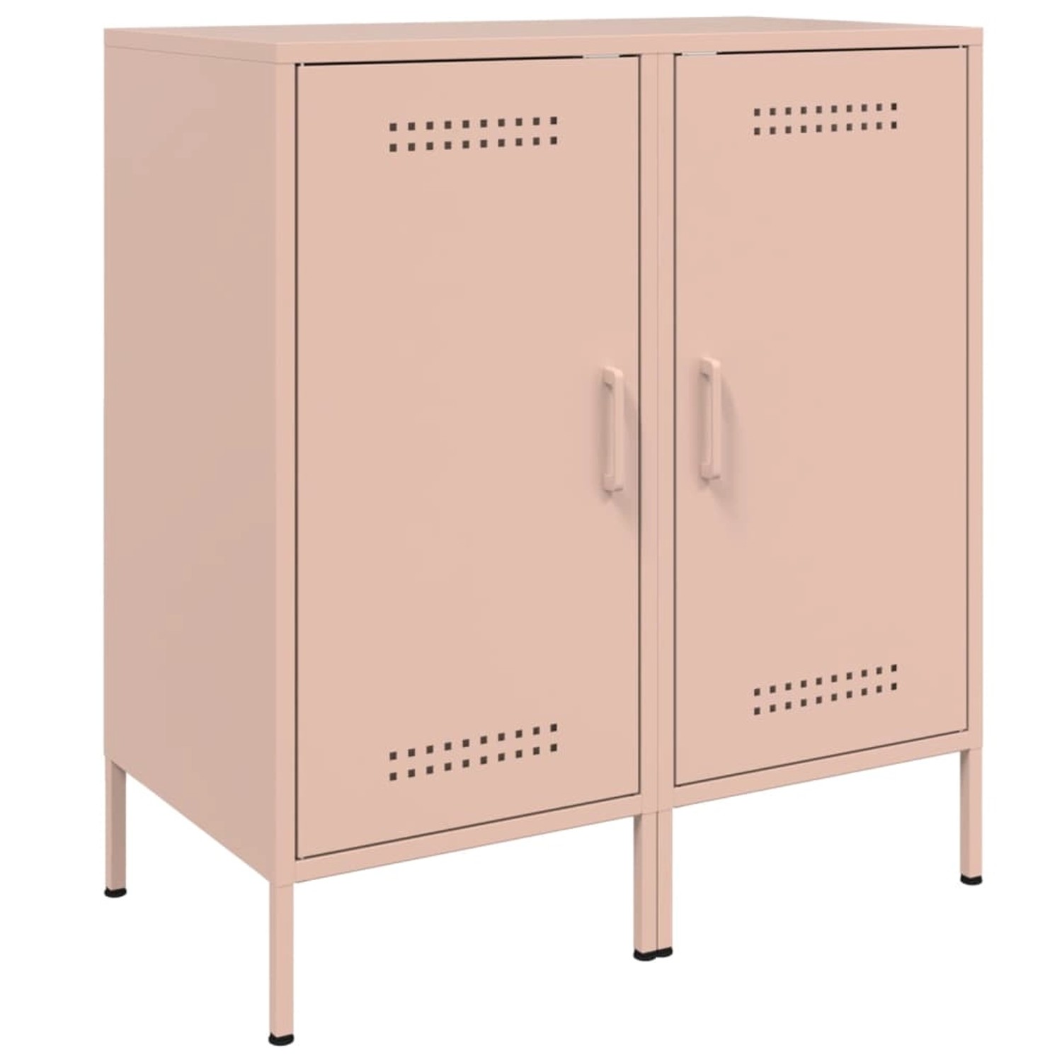 vidaXL Sideboards 2 Stk Rosa 36x39x79 cm Stahl 843015 günstig online kaufen