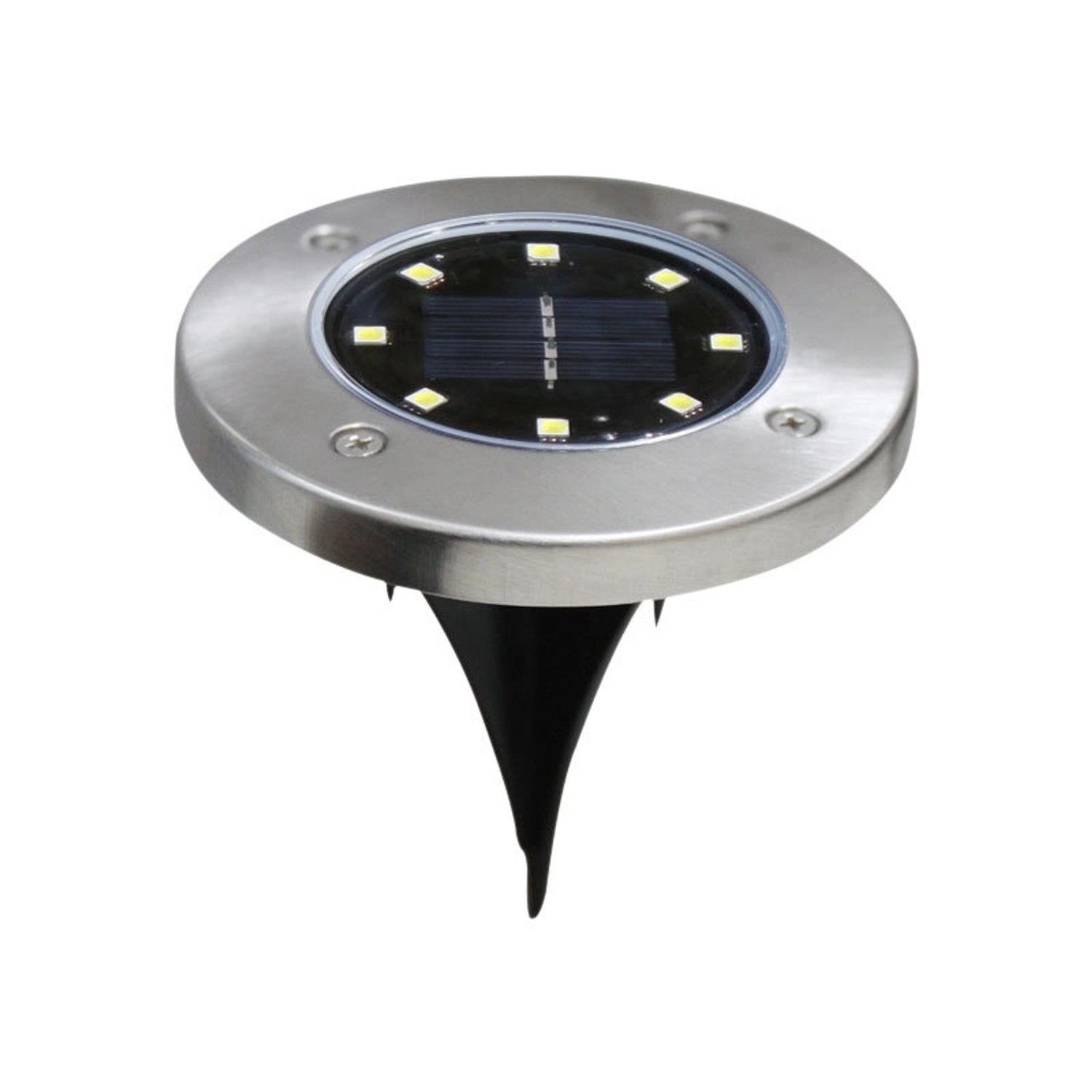 LUXULA Solar Gartenstrahler 4000K 6 Stunden Leuchtdauer Bodenstrahler mit Erdspieß