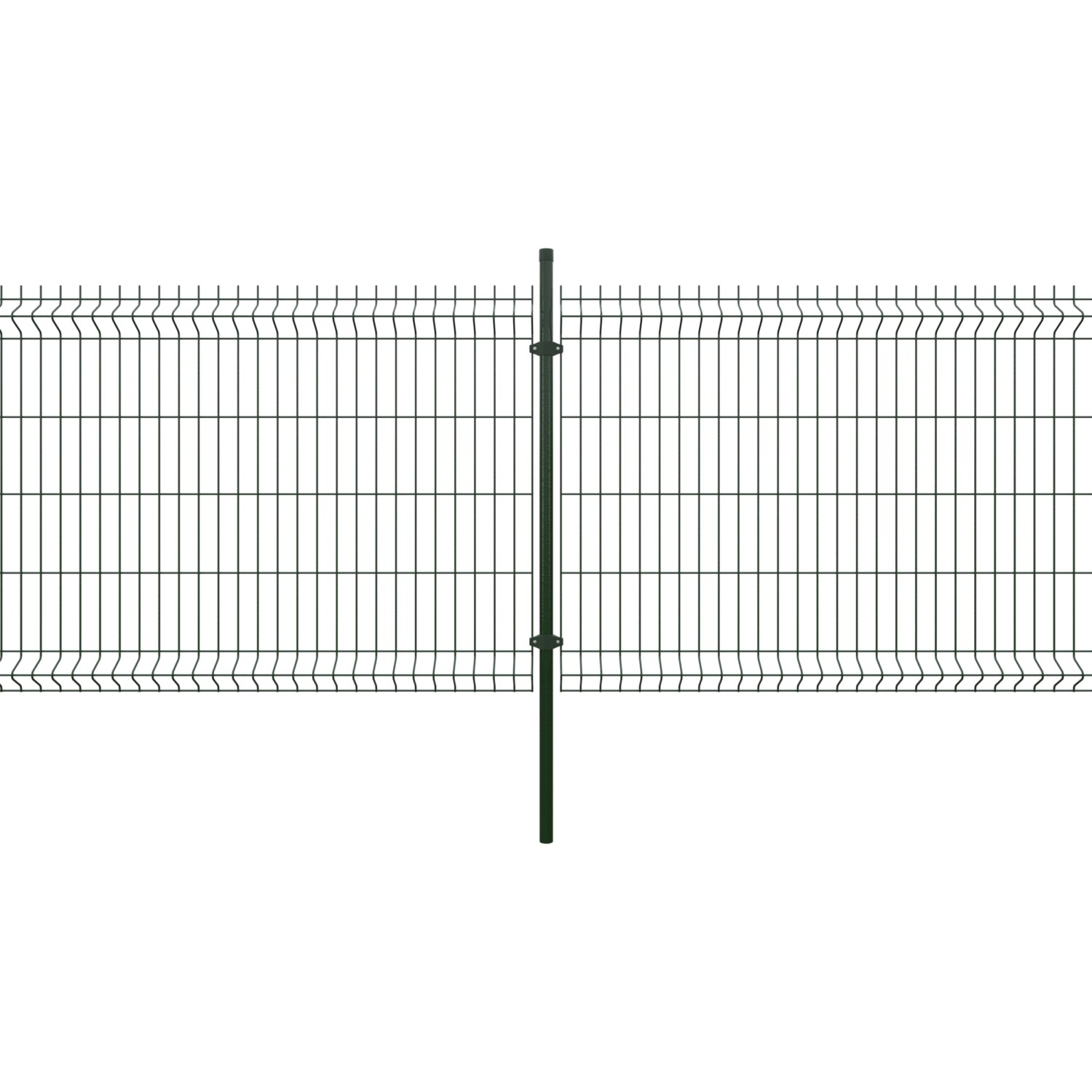 T & J Pfosten für Gitterzaun Strong für 103 cm Grün Ø34 mm x 1500 mm günstig online kaufen