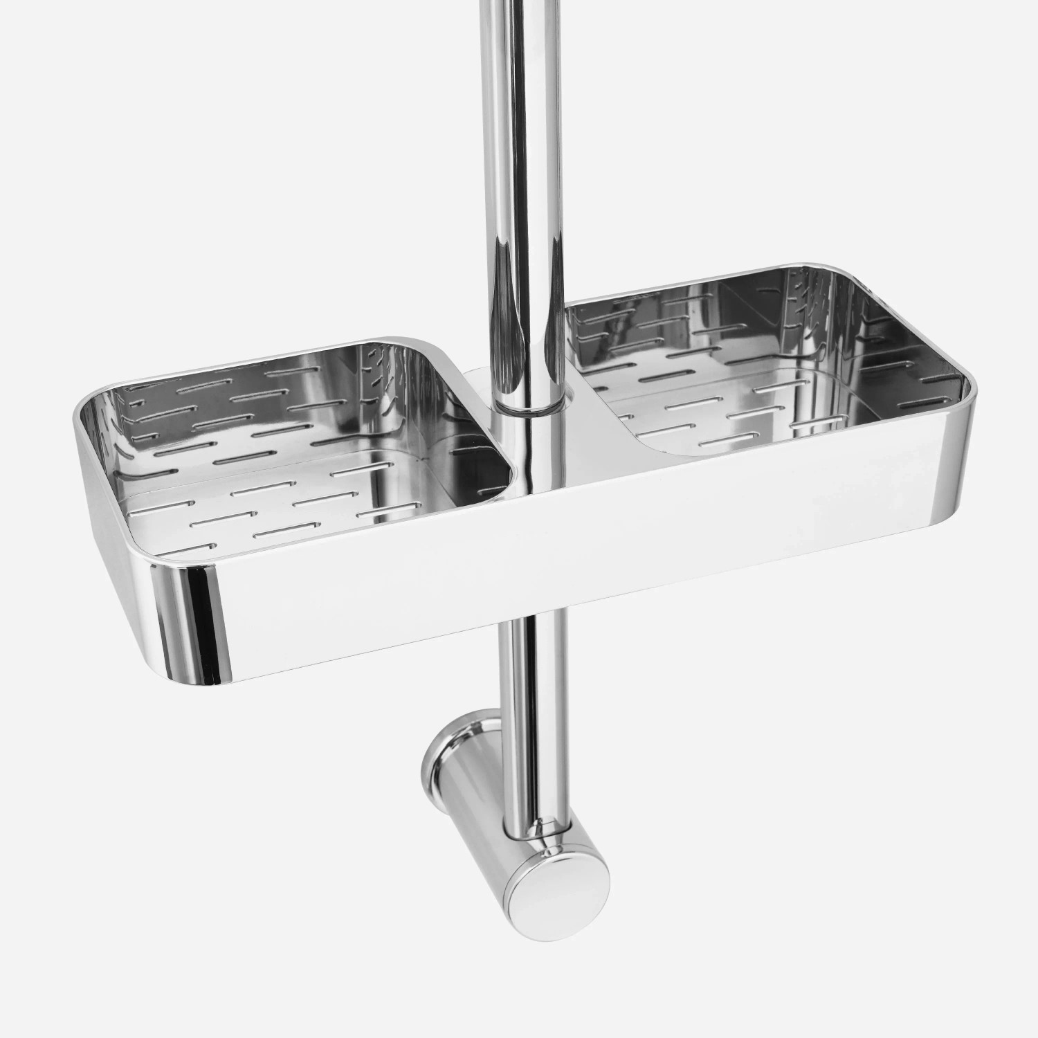Euroshowers Seifenschale Chrom für 19 und 22 mm ohne Bohren