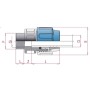 Cepex Pp-pe Rohr Kupplung Verschraubung 16 X 1/2 IG Blau Kunststoff_2