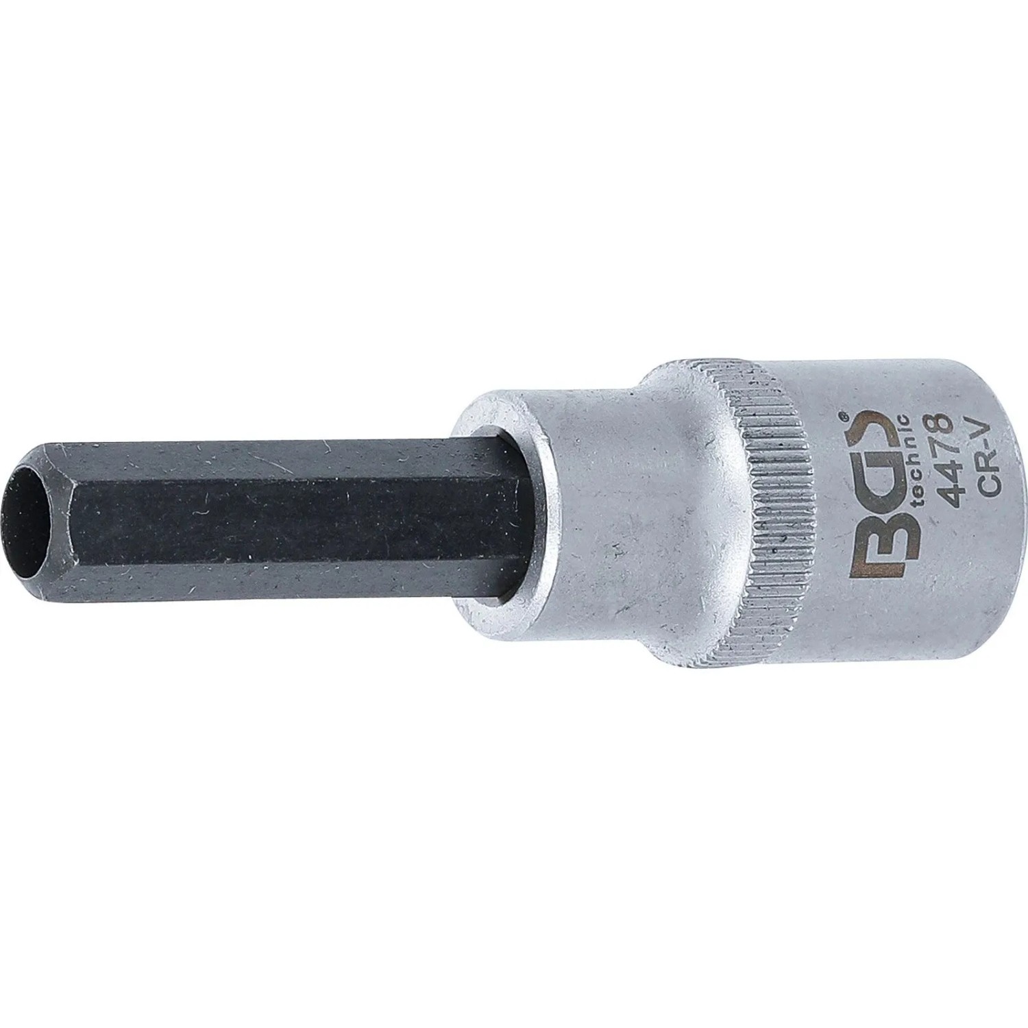BGS Injektor Einsatz Antrieb Innenvierkant 12 5 Mm  1 2 Zoll  Abtrieb Innensechskant 10 Mm 4478