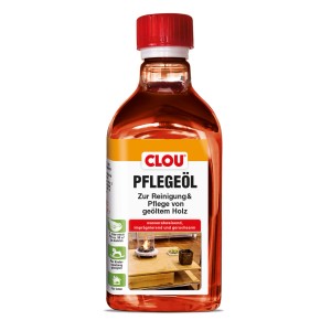 Clou Pflegeöl Transparent 250ml für die Holzpflege im Innenbereich.