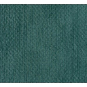 Grüne Vliestapete mit Textilstruktur und Glitzer für Wohn- und Esszimmer.