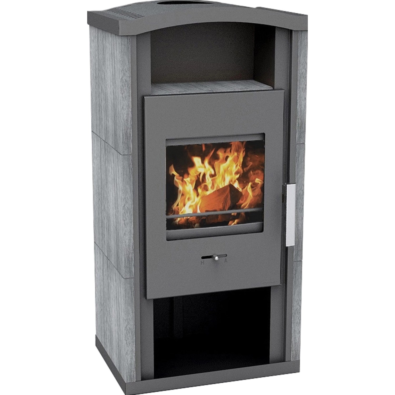 Wamsler Küchenofen Naturstein Grau 6 kW günstig online kaufen