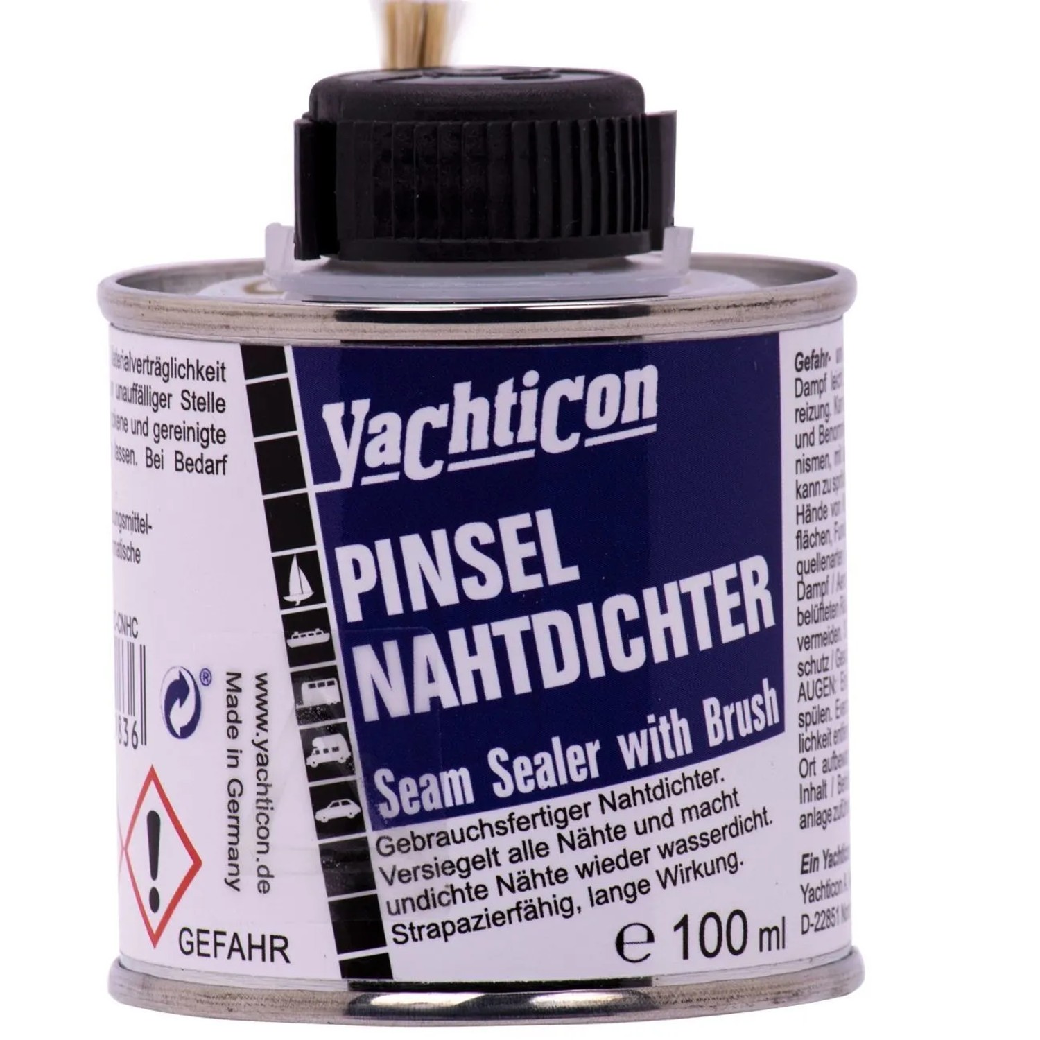 Yachticon Nahtdichter mit Pinsel für Zelt und Boot 100 ml