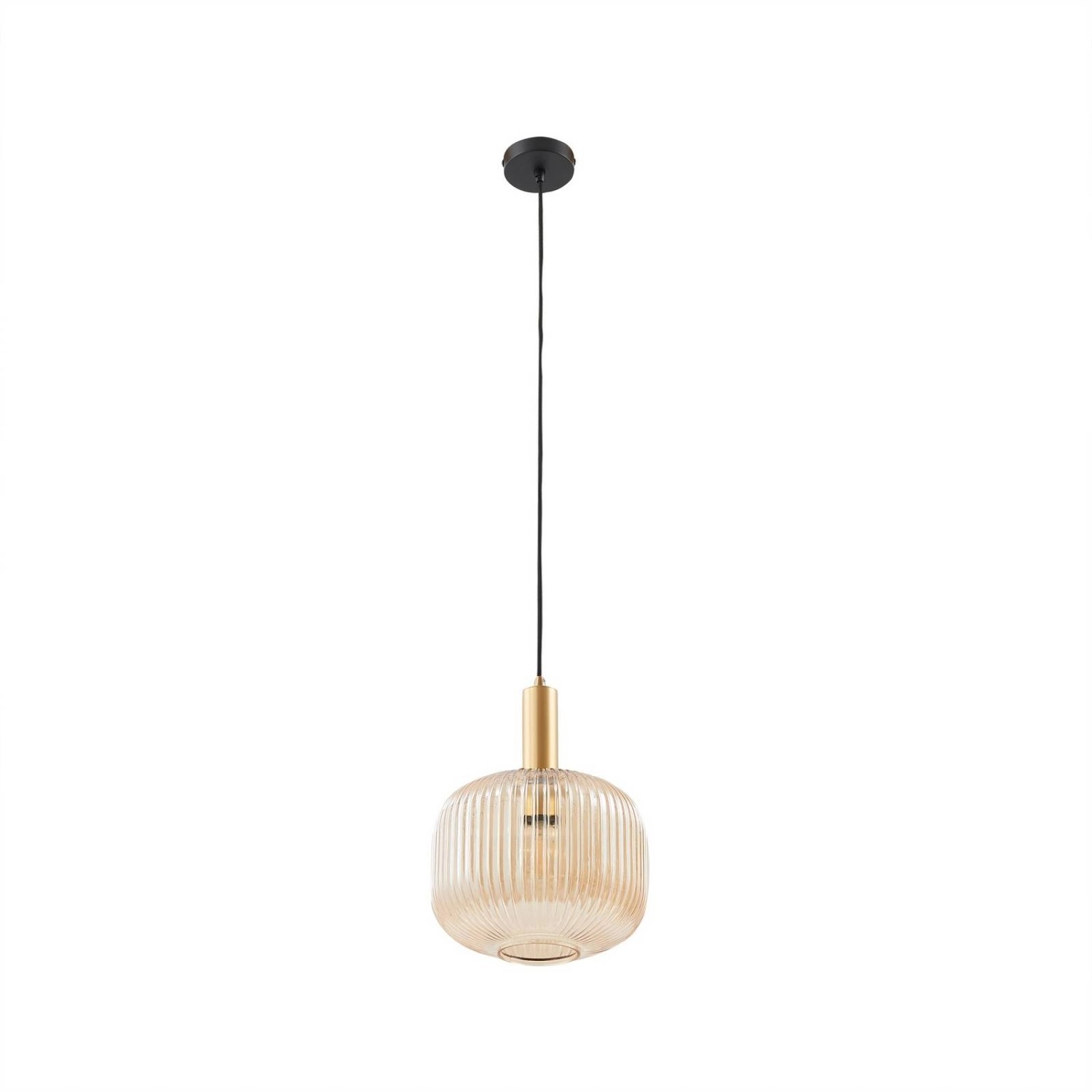 Lindby Pendelleuchte Doroteo 10030654 Retro Vintage Antik in Creme aus Glas günstig online kaufen