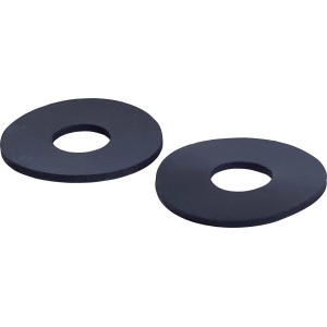 2er-Set Heberglockendichtungen für Geberit Spülkasten 10200, aus Gummi.