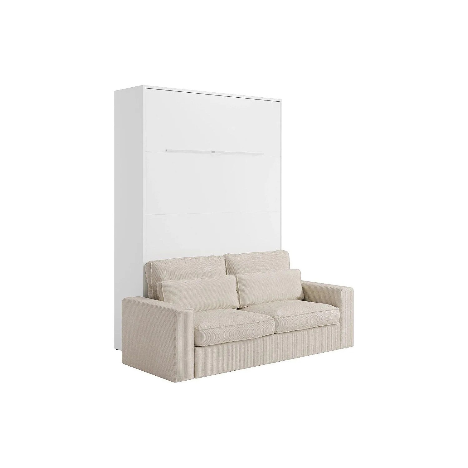 Vente-unique Schrankbett Rapili Weiß 200 cm