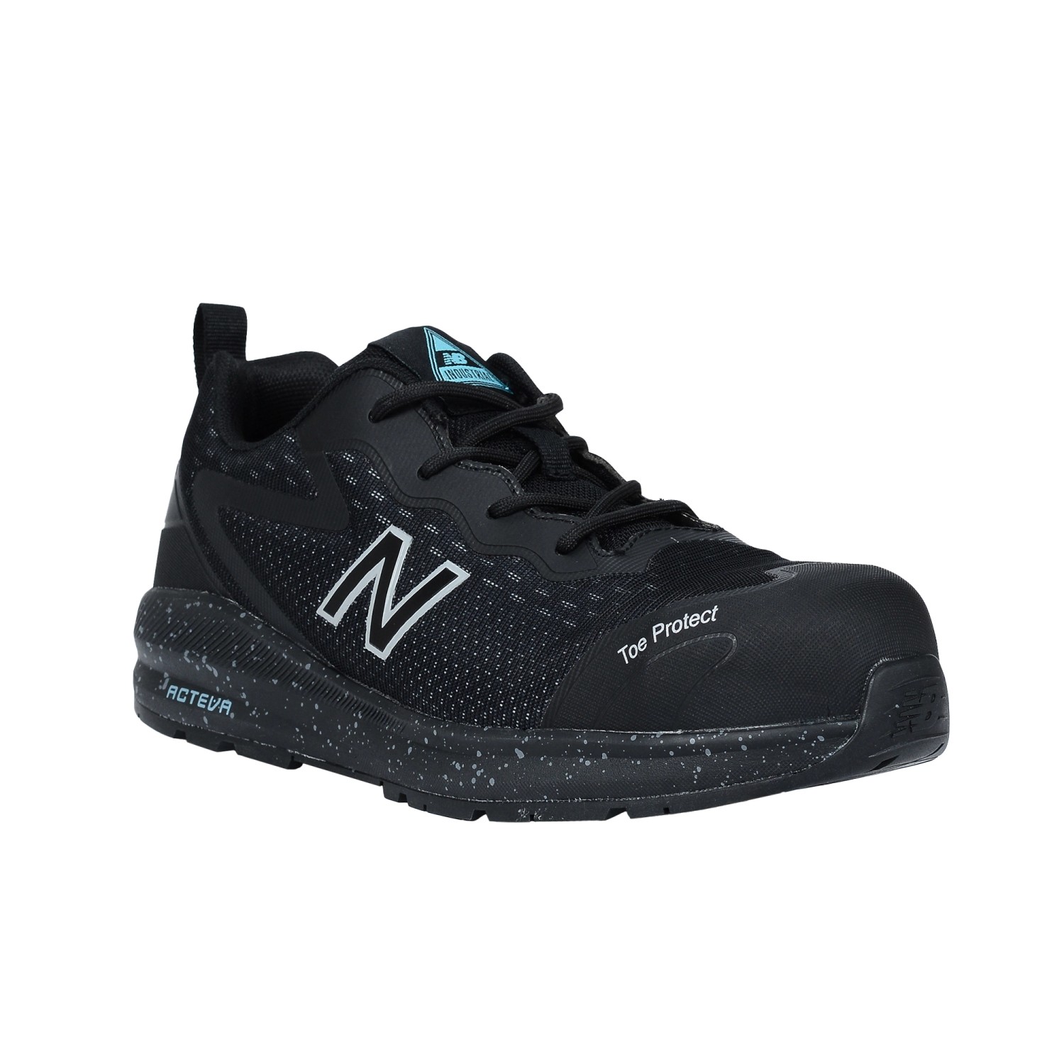 New Balance Logic Womens S1 PL Sicherheitsschuh in Schwarz-Blau, Gr. 36.