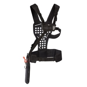 Texas Universal Tragegurt PRO für Rasentrimmer und Sensen, ergonomisch und verstellbar.