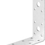 Verzinkter Winkelverbinder 90x90x40 mm für Holzkonstruktionen.