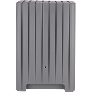 ARVES Regentonne Barletta 280 l Platinum, rechteckige Form mit vertikalen Linien.