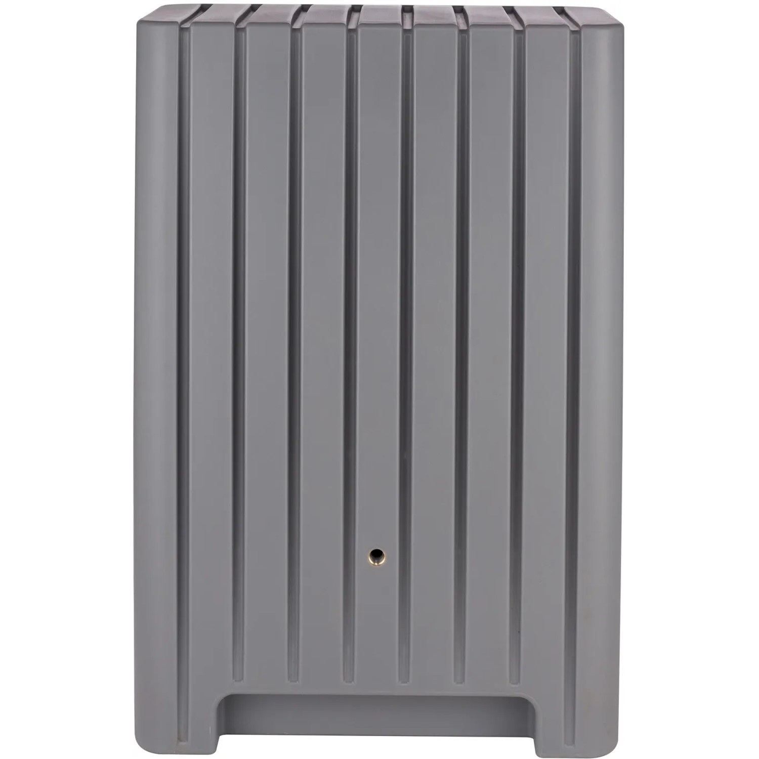 ARVES Regentonne Barletta 280 l Platinum, rechteckige Form mit vertikalen Linien.