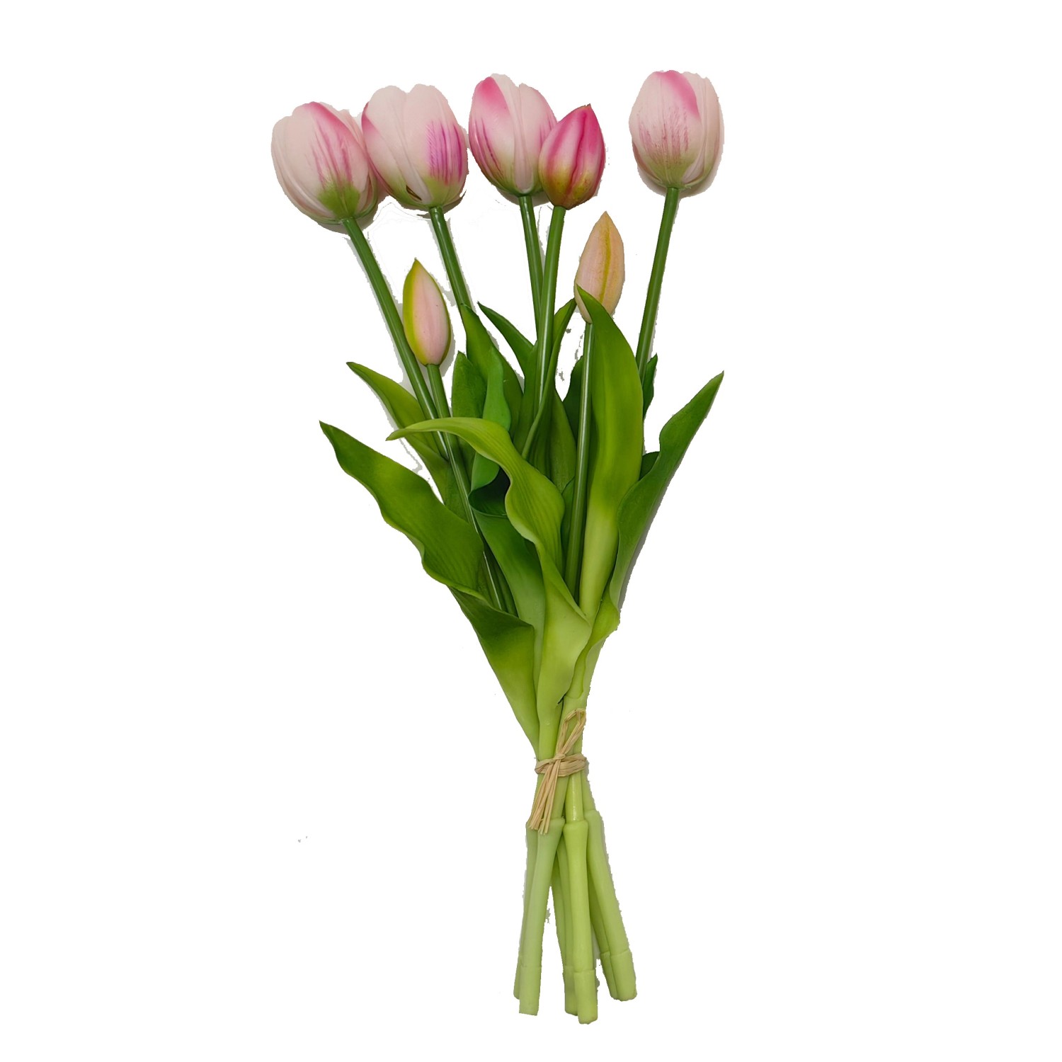 Boltze Dekostrauß Tulip Klein 13 cm x 13 cm x 40 cm Pink günstig online kaufen