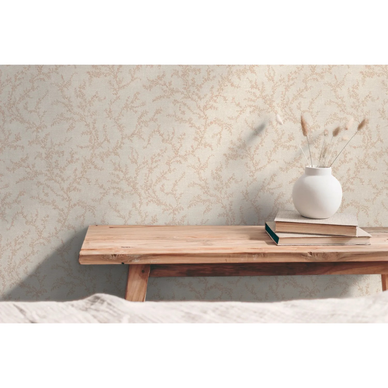 AS Creation Vliestapete Natur Äste, braun-beige. Dekorative Tapete mit Äste Muster.