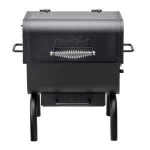 Schwarzer, tragbarer Char-Broil Holzkohlegrill Charcoal 2Go mit verstellbarem Lufteinlass.