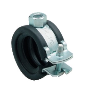 Fischer Gelenkrohrschelle FGRS Plus 1/4 mit Schalldämmeinlage und Schnellverschluss.