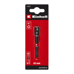 Einhell Steckschlüssel-Adapter Impact, 10 mm (3/8), 65 mm Länge, für Schrauber und Stecknüsse.