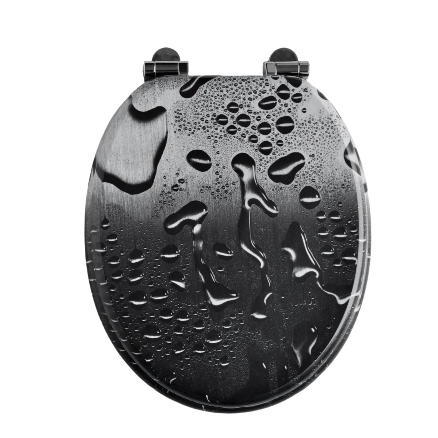 SINOBATH WC-Sitz mit Absenkautomatik Softclose Variabel Scharniere MDF-Material Für Fast Alle Toilettenbecken 43,5 x 37,...