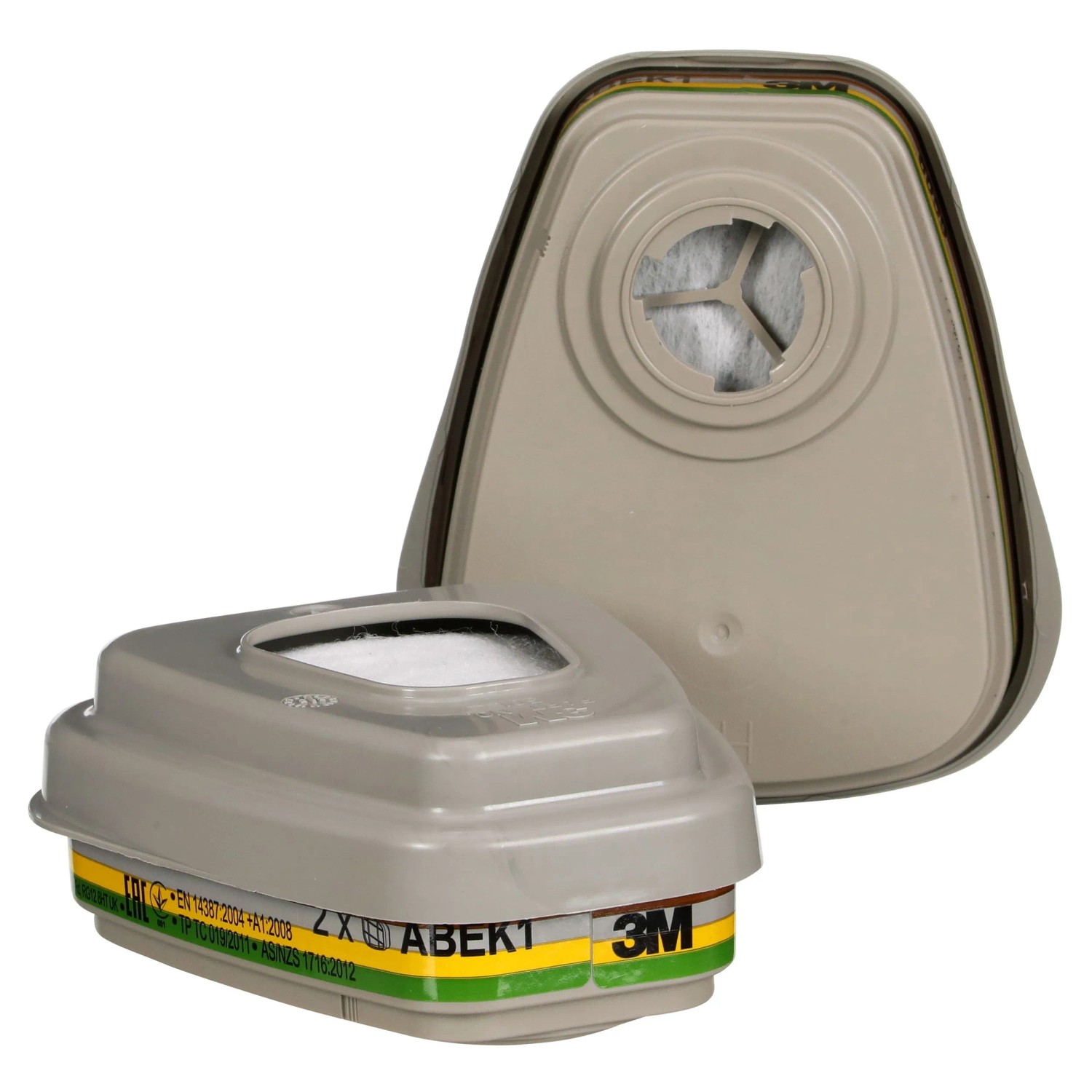 3M Pestizid-Filterkit 6004BC1 ABEK1P3 für Atemschutzmasken, Schutz vor Dämpfen und Feinstaub.