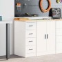 vidaXL Garagen-Aufbewahrungsschrank Weiß 30x51x85 cm Massivholz Kiefer 860580_2