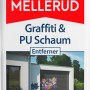 Mellerud Graffiti- und PU-Schaum-Entferner, 250ml Flasche. Reinigungsmittel für glatte und poröse Oberflächen.