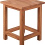 Garden Pleasure Universalhocker Max 1 aus Eiche, 40x30x30 cm, vielseitig einsetzbar.