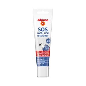 Alpina SOS Loch- und Rissfüller, 100ml Tube für Wandspachtelarbeiten.