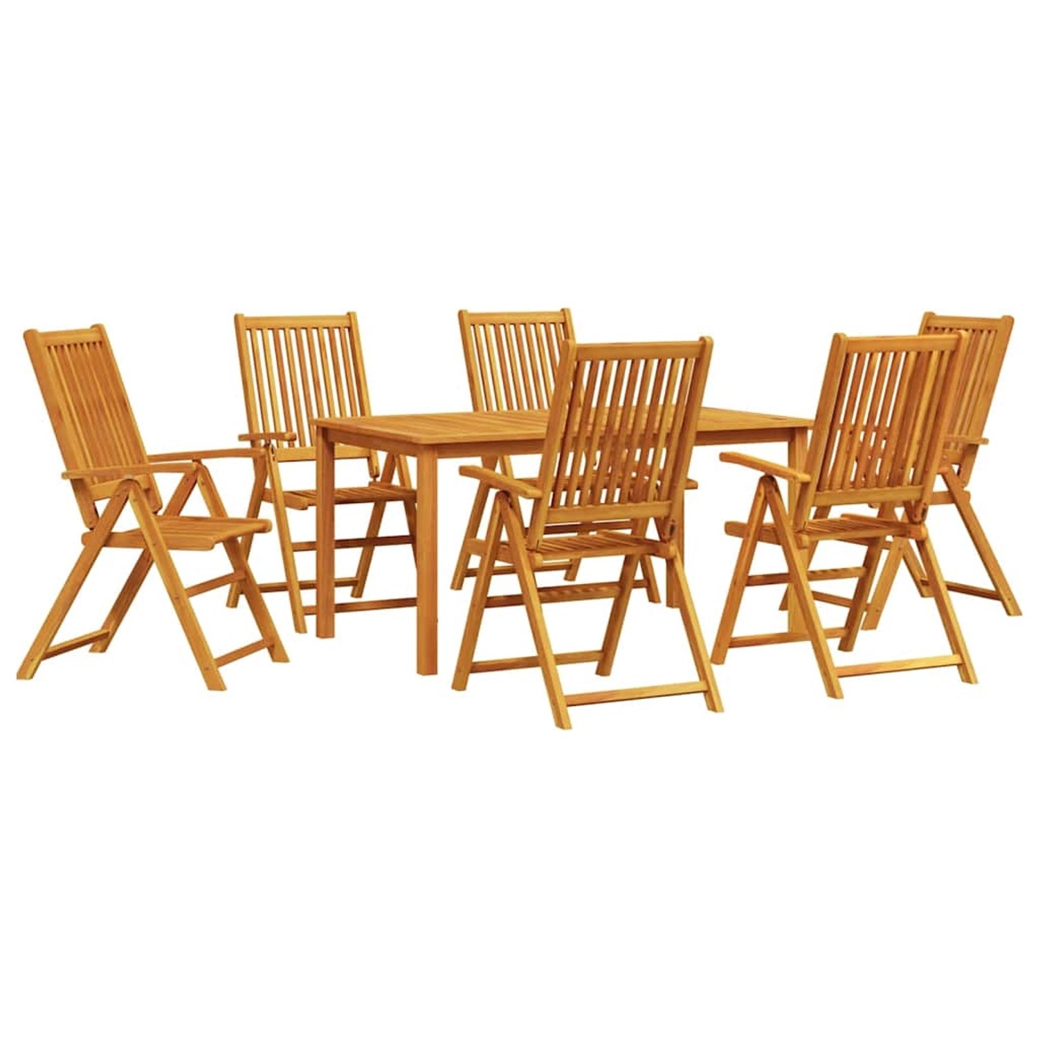 vidaXL 3-Tlg Garten-Essgruppe Massivholz Akazie Klappbar 3375620 günstig online kaufen