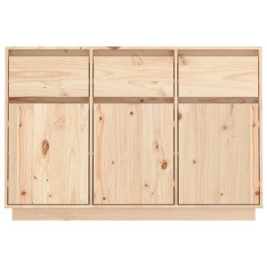 vidaXL Sideboard 110x34x75 cm Massivholz Kiefer 813814