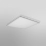 Weißes Ledvance Smart LED-Panel Planon Plus, 60x60 cm, mit Fernbedienung und Backlight.