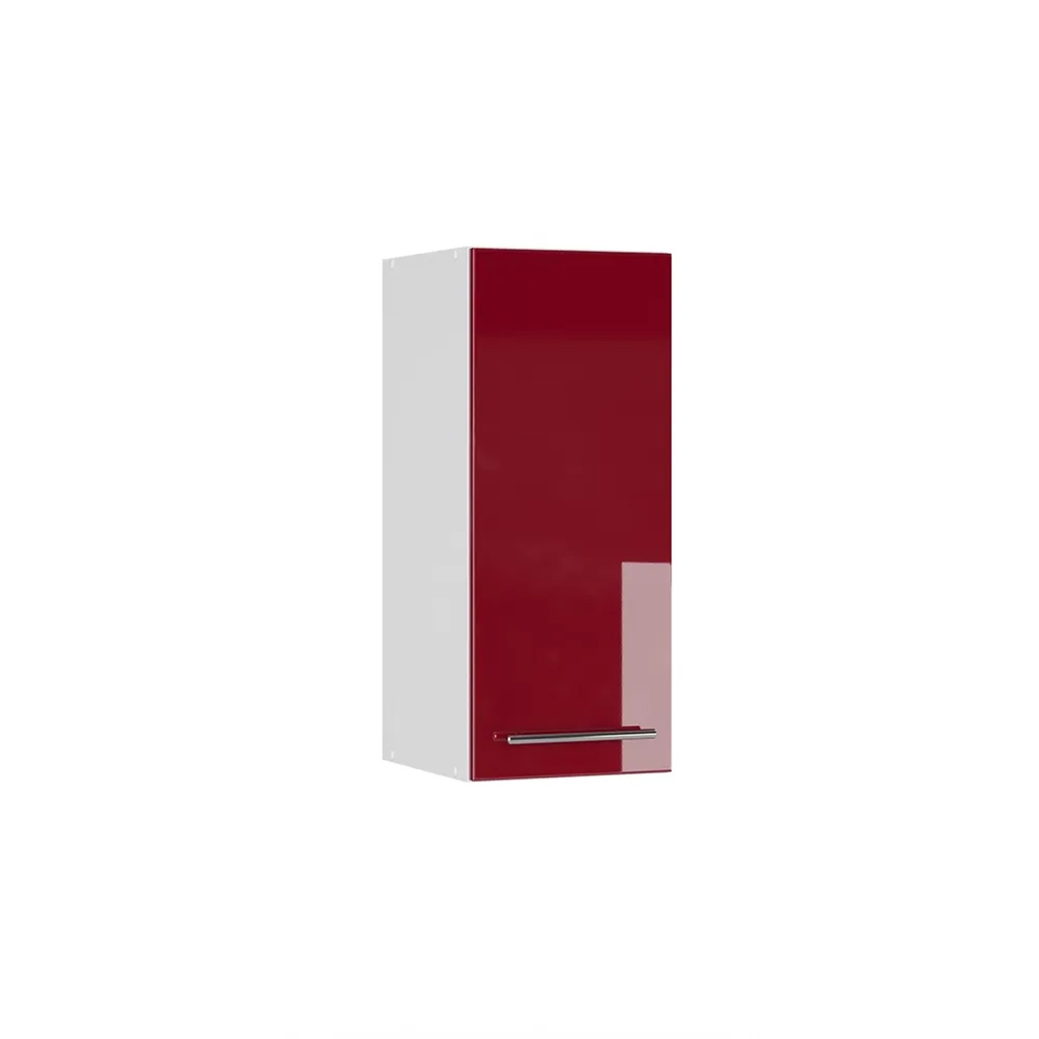 Vicco Badschrank Fame-Line Bordeaux Hochglanz/Weiß 30 x 72 cm