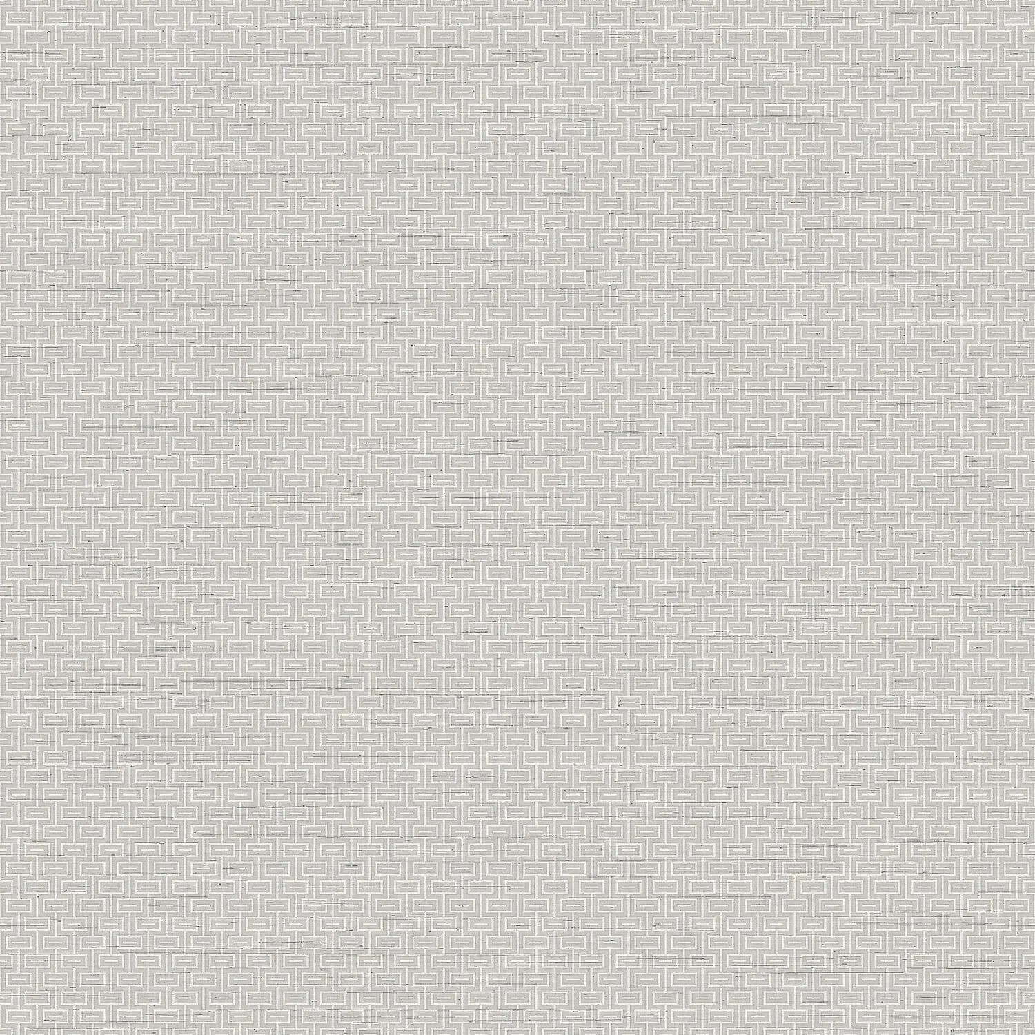 PROFHOME Gr322503-Di Struktur Tapete Geometrisch Grau Platin Weiß 0,53 m x 10,05 m  5,33 m2