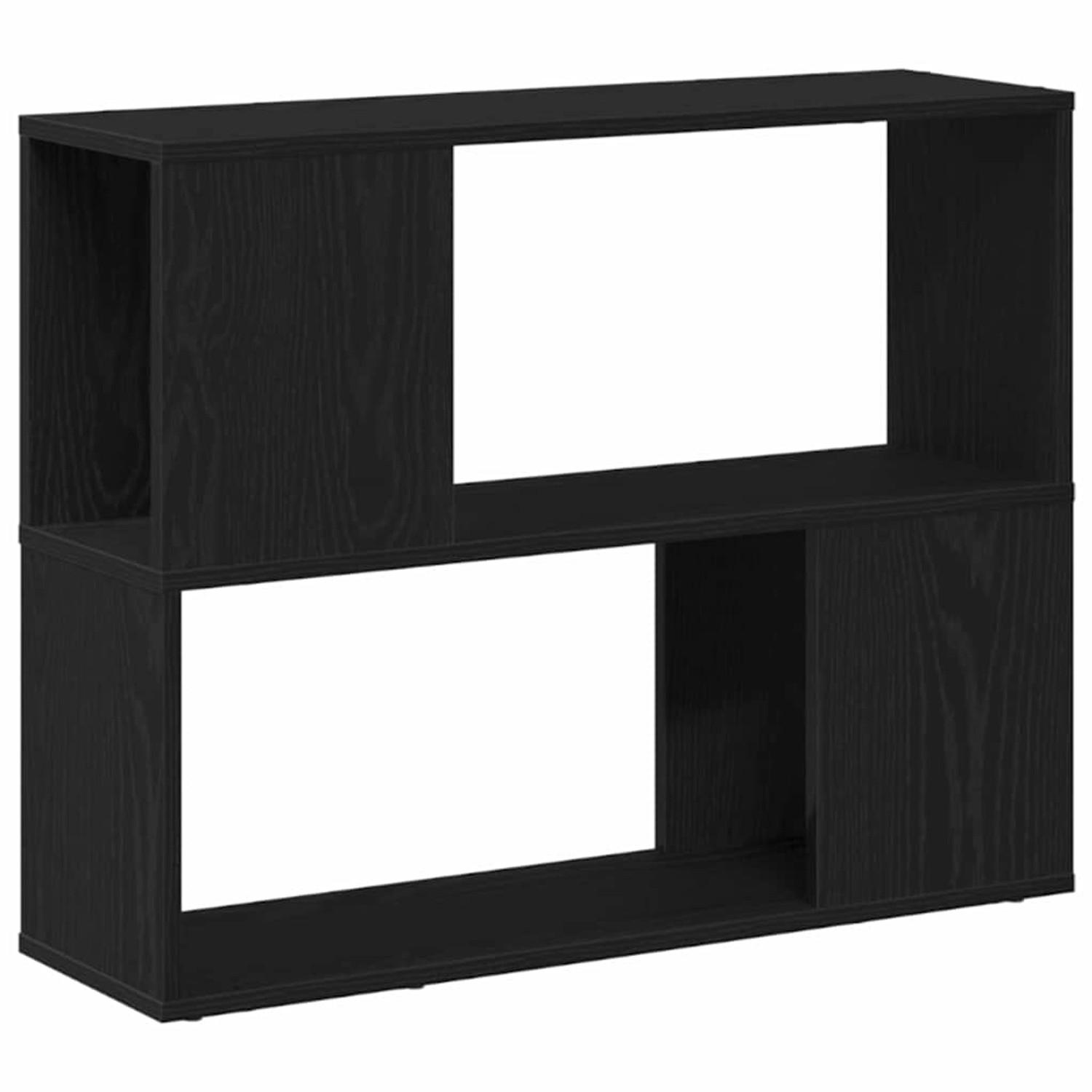 vidaXL TV-Schrank Schwarz 80 x 24 x 63 cm Holzwerkstoff 862695 günstig online kaufen