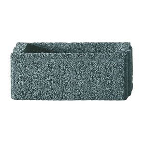 Grauer Kann Gartenmauer Normalstein (50x20x25cm) für Einfassungen und Mauersysteme.