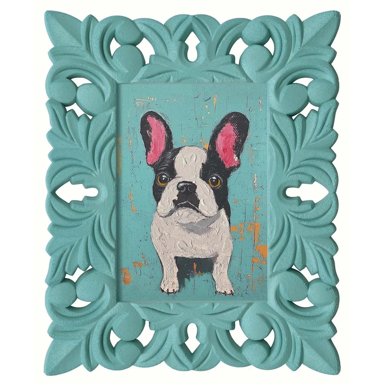 Art Universe Leinwandbild Bully Puppy 20 x 25 cm