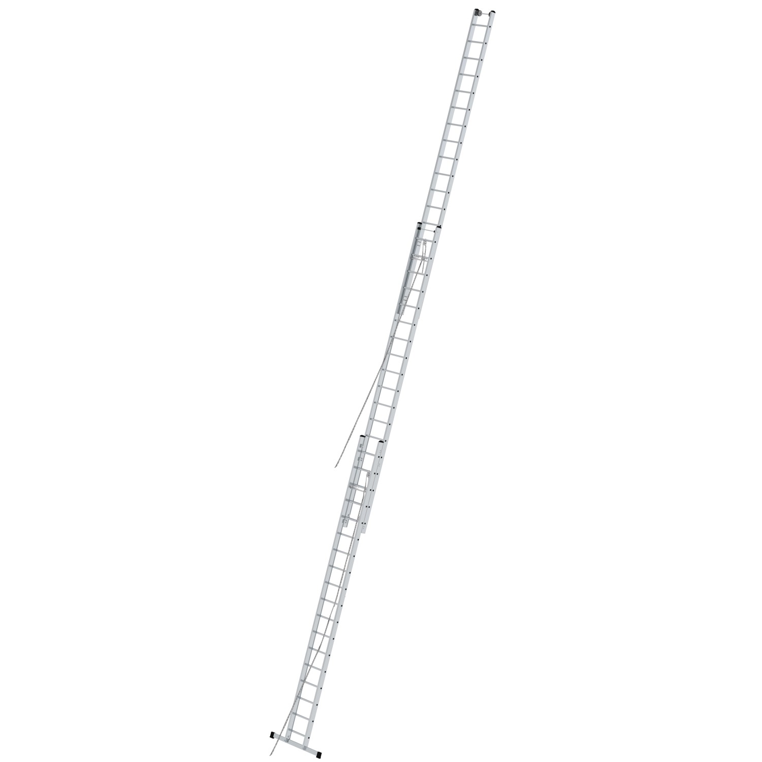 Thumbnail - Krause Seilzugleiter Stabilo 3-teilig 3 x 18 Sprossen 12 m x 0,48 m x 3,24 m