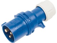 PCE CEE-CARA Kupplung 16 A 3-polig, 230 V – Robust & Geschützt Für Den Außeneinsatz (IP44)