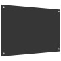 vidaXL Küchenrückwand Dunkelgrau 90 x 60 x 0,6 cm Gehärtetes Glas 42001246_4