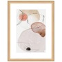 Bilderrahmen aus Holz in Natur-Optik, 40x60 cm, klassischer Stil. Ideal für Fotos und Kunstdrucke.