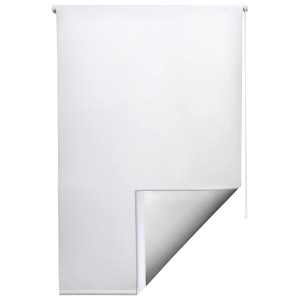 Weißes Sol Royal Thermorollo SolReflect T42 95x160cm mit Thermobeschichtung und Kettenzug.