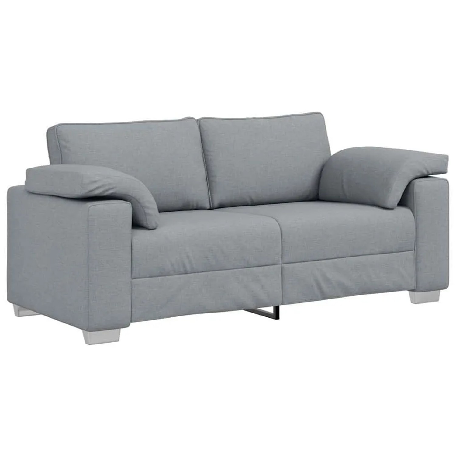 vidaXL Sofa Hellgrau 180 x 80 x 82 cm Stoff 4105227