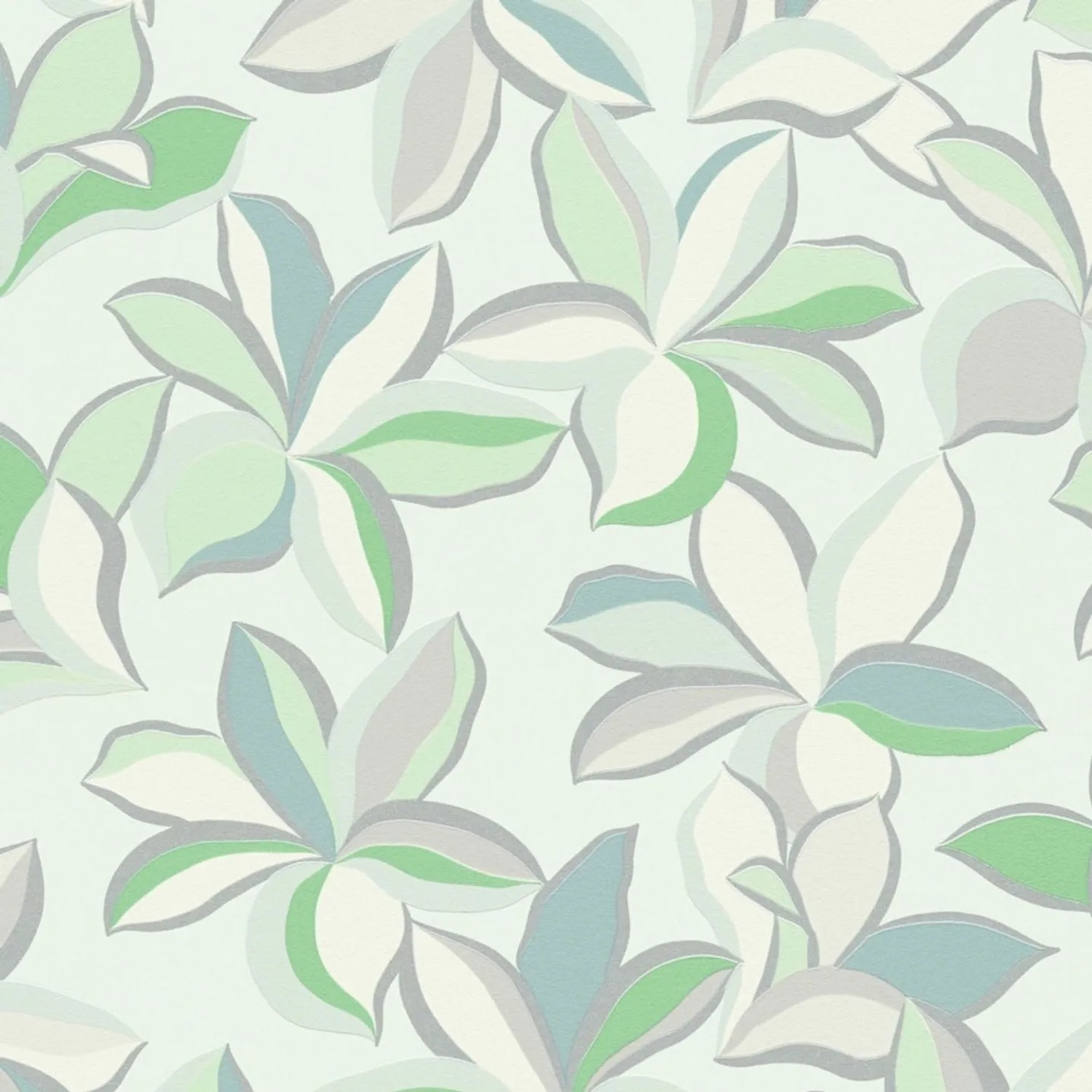 Tadessi Tapete Floral M1-No.4126 Vliestapete in Weiß