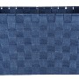 Dunkelblauer Wenko Aufbewahrungskorb Adria M aus Polypropylen in Flechtoptik, 35x22x22,5 cm.