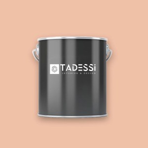 Dunkelblaue Tadessi Wandfarbe, 5L Eimer, matte Dispersion für Innenräume.